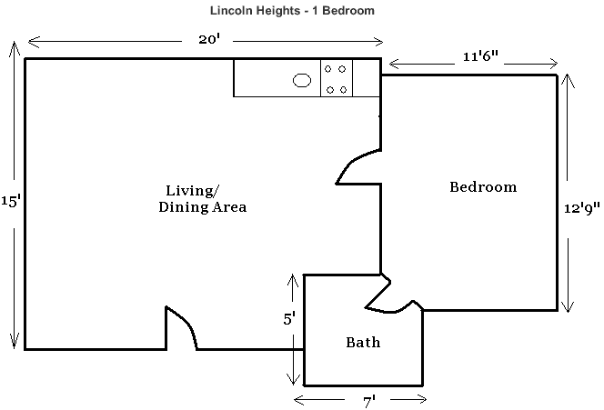Lincoln Heights Apartments Floor Plan