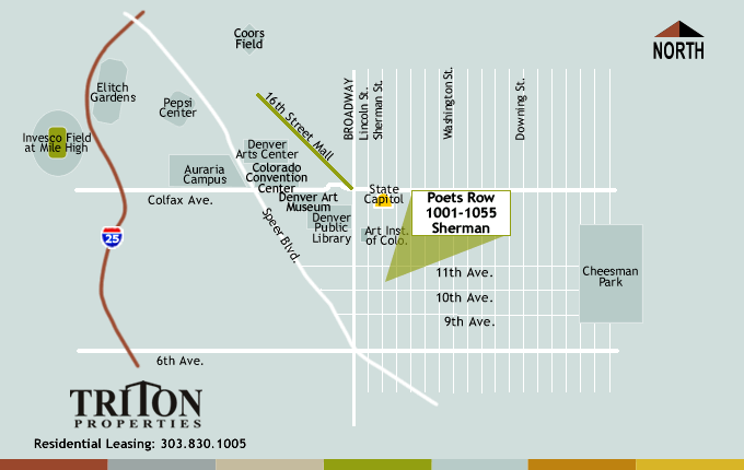 Poets Row Apartments Floor Plan