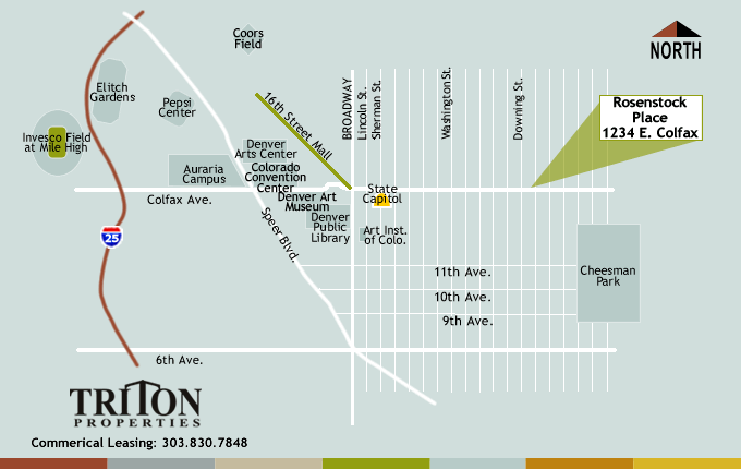 Rosenstock Place Denver Street Map