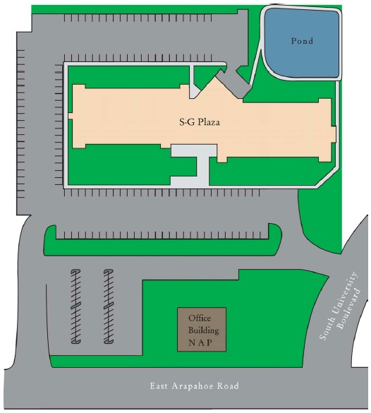SouthGlenn Plaza Site Map